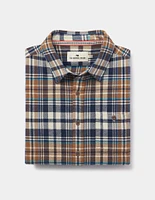 Hudson Double Brushed Flannel Cedar Plaid