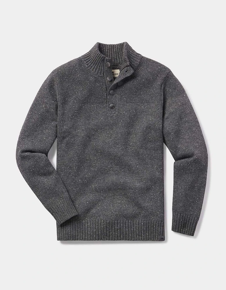 Seawool Nep Popover Grey