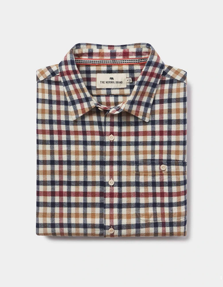 Hudson Double Brushed Flannel Harvest Plaid