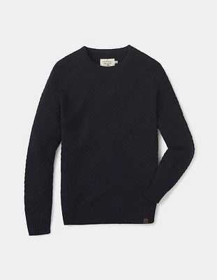 Rib Shaker Sweater Navy