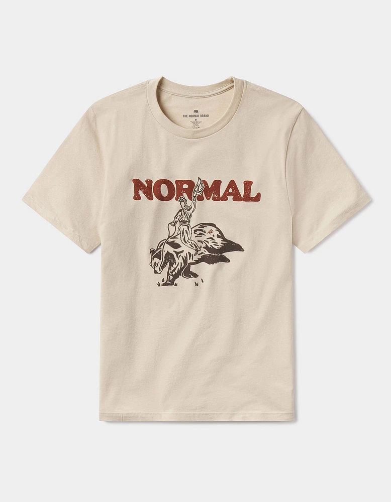 Bucking Bear Tee Cream