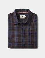 Nikko Button Up Shirt Brown Plaid