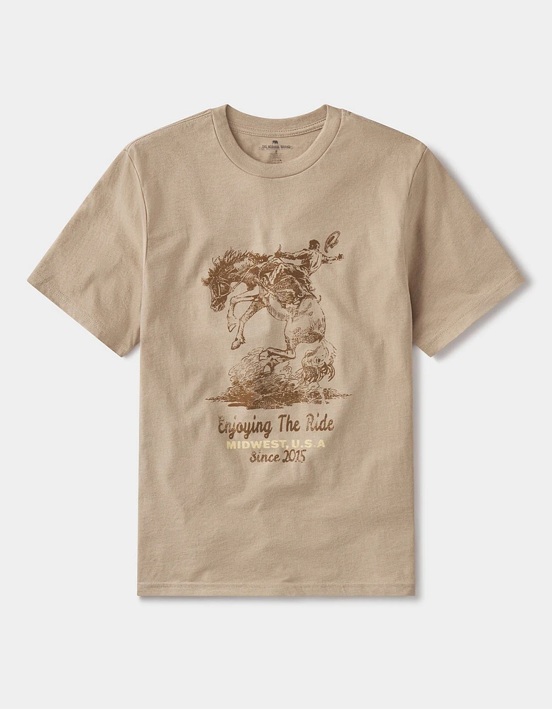 Enjoying The Ride Tee Heather Tan