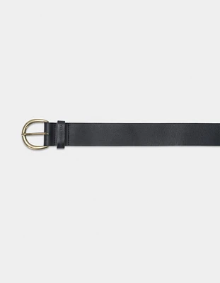 Woven End Braided Belt Brown