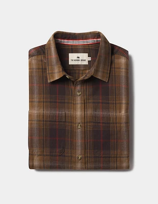Jackson Lightweight Flannel Brown Plaid