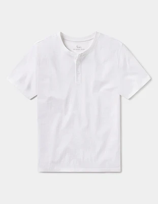 Normal Jersey Henley White
