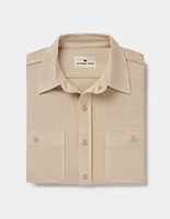 Lennox Jersey Button Up Oat