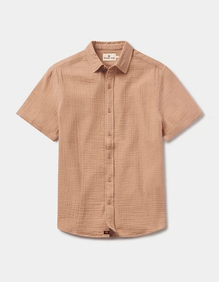 Kalo Short Sleeve Button Up Driftwood
