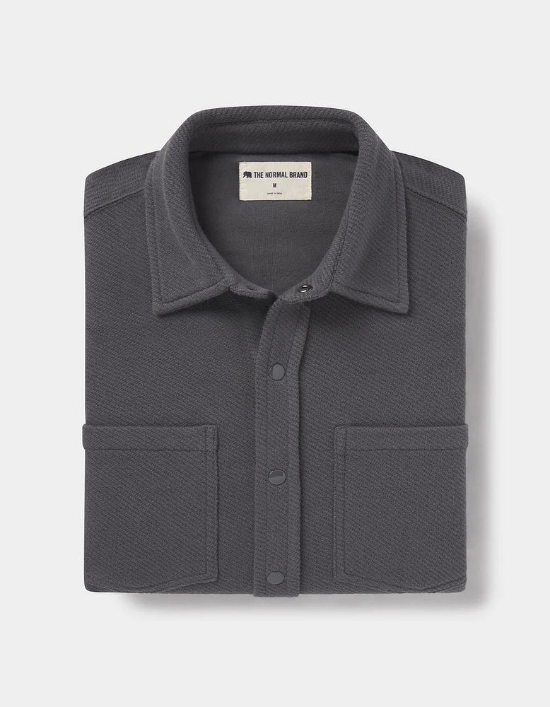 Loop Terry Button Up Shadow