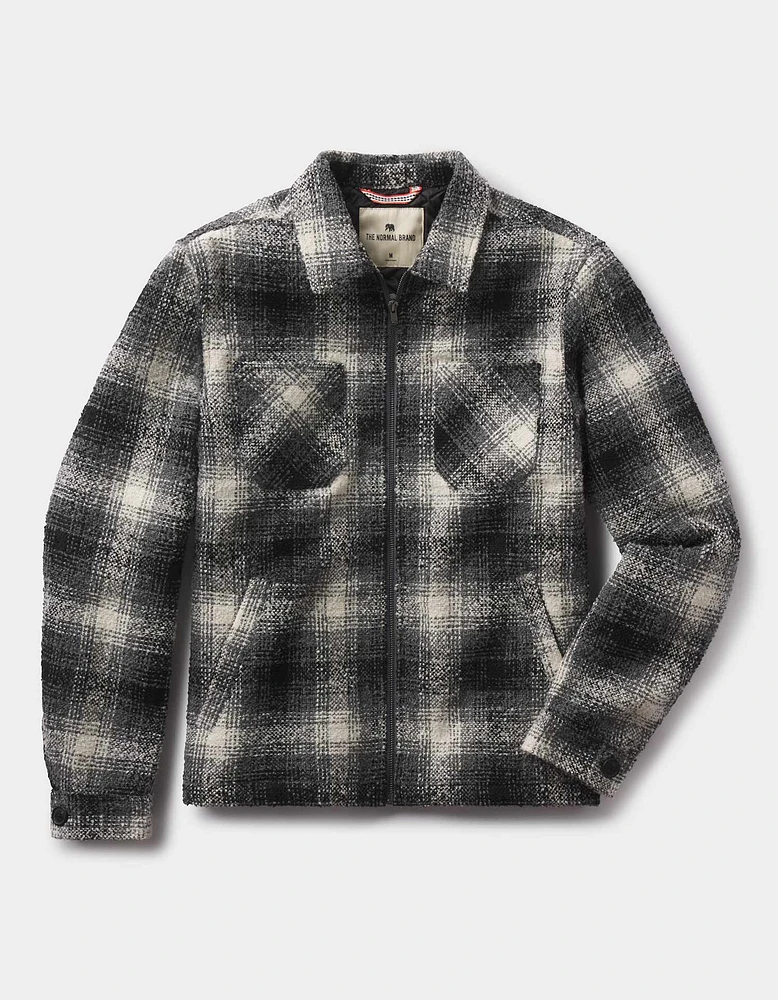 Bryson Jacket Black/White Plaid