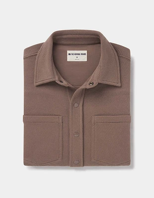 Loop Terry Button Up Cedar