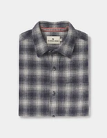 Louis Heavyweight Flannel Overshirt Carbon Plaid