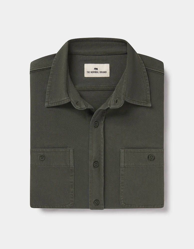 Lennox Jersey Button Up Alpine