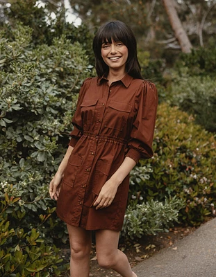 Avery Utility Dress Espresso