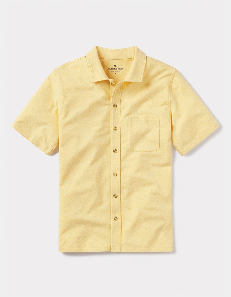 Active Puremeso Weekend Button Down Golden Hour