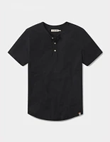 Legacy Jersey Henley Black