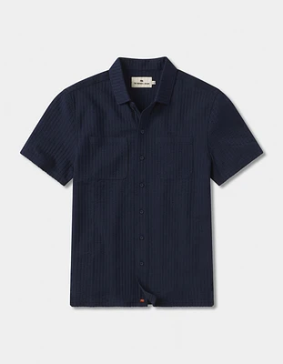 Knit Getaway Button Up Navy