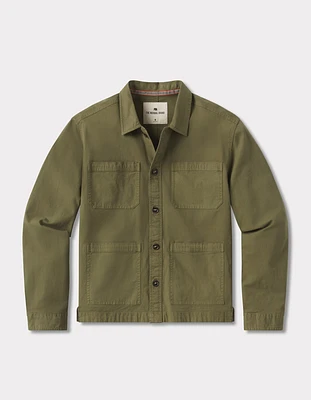 James Canvas Overshirt Pine Needle
