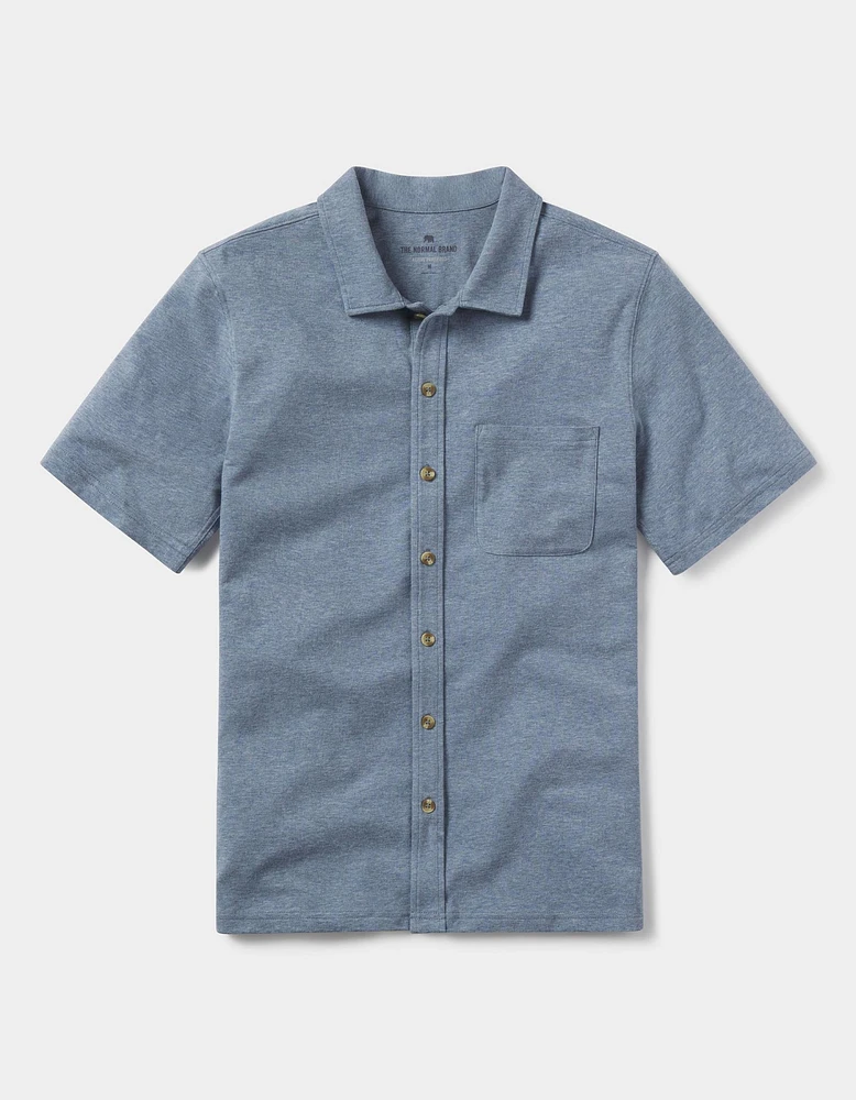 Active Puremeso Weekend Button Down Lake Blue