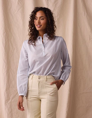 Featherweight Long Sleeve Blouse Mist