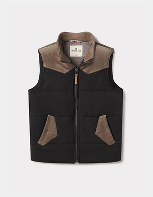 Cord Dano Vest Deep Forest