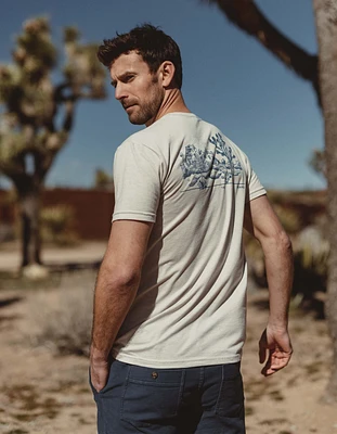 Joshua Tree Palm Springs T-Shirt Stone