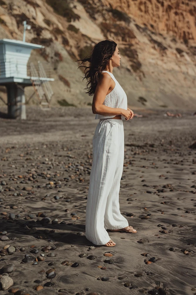 Kalo Wide Leg Pant Yuma Stripe