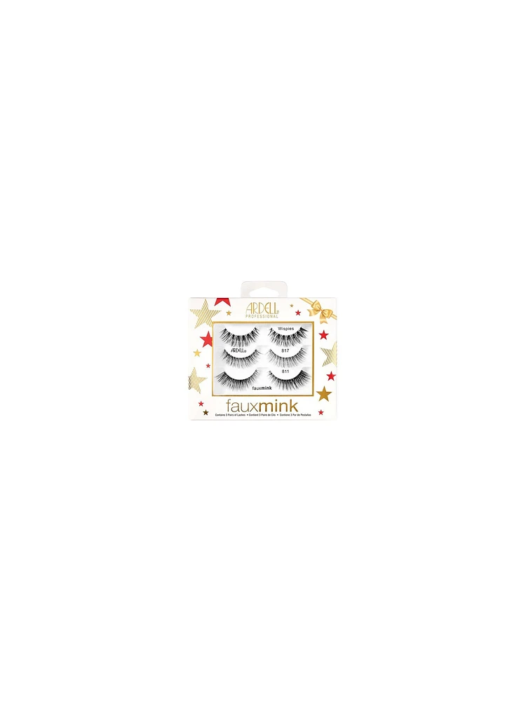 Ardell Faux Mink Holiday Pack 3Pc