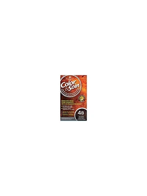 COLOR & SOIN Trousse de Coloration Capillaire Naturelle Sans Ammoniaque - 4B Châtain Brownie