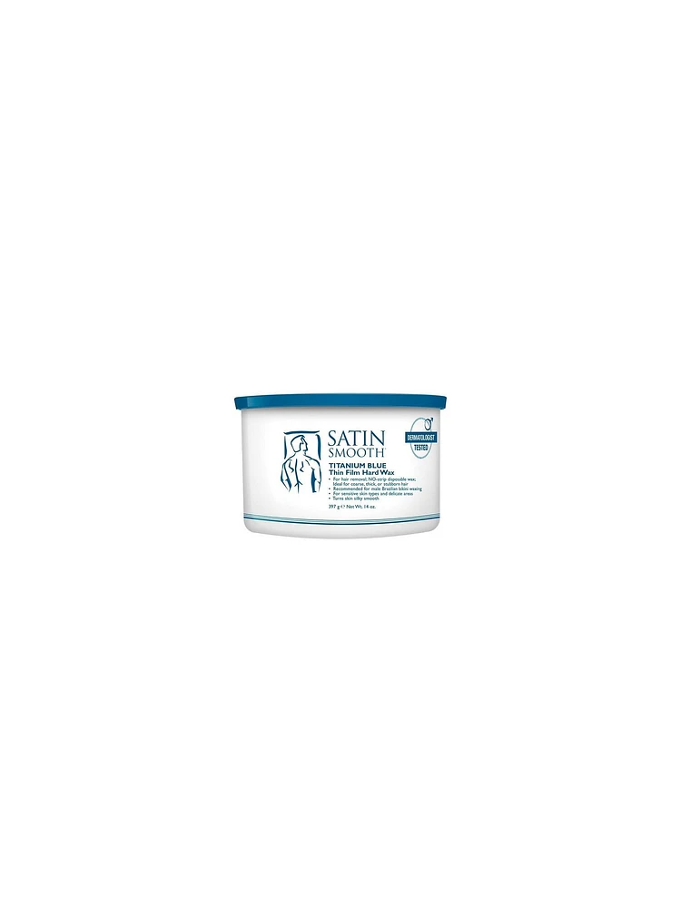 Satin Smooth Titanium Blue Hard Wax - 397g
