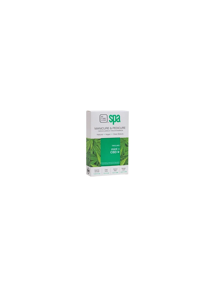Ensemble d'Usage Unique Be Care Love Spa - Menthe Picotante CBD