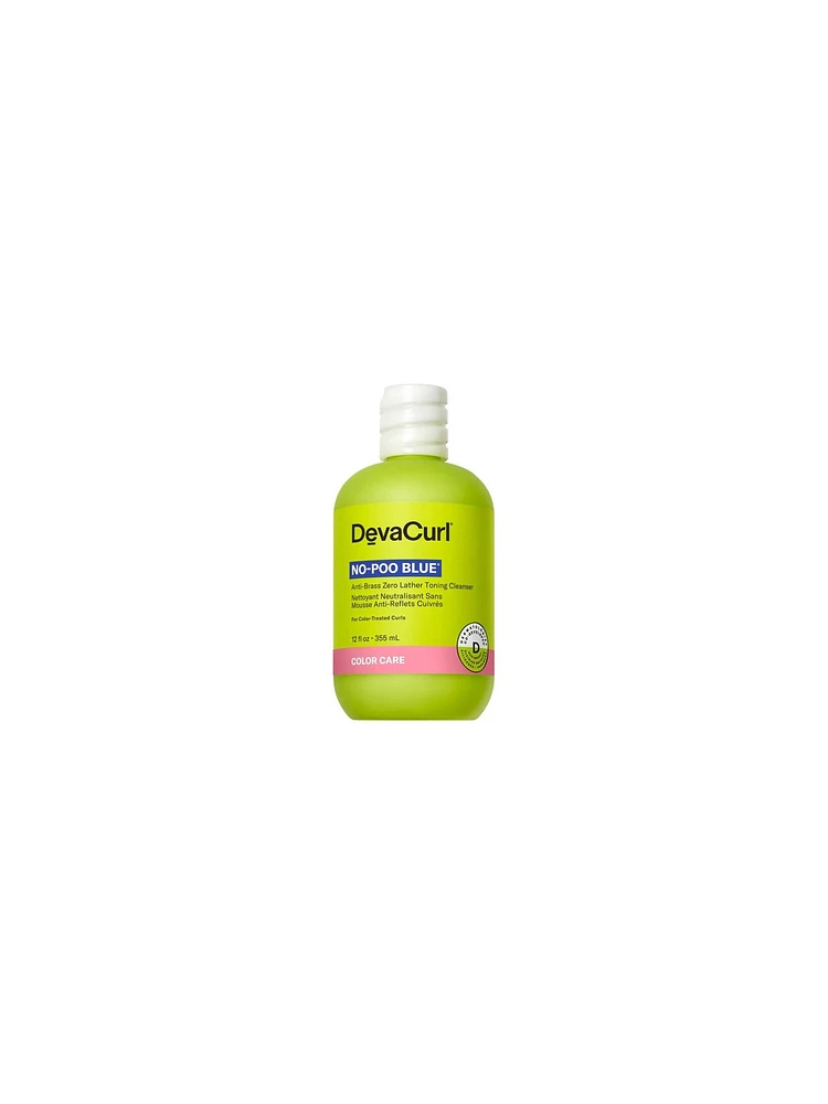 DevaCurl No-Poo Blue Anti-Brass Toning Cleanser - 355ml