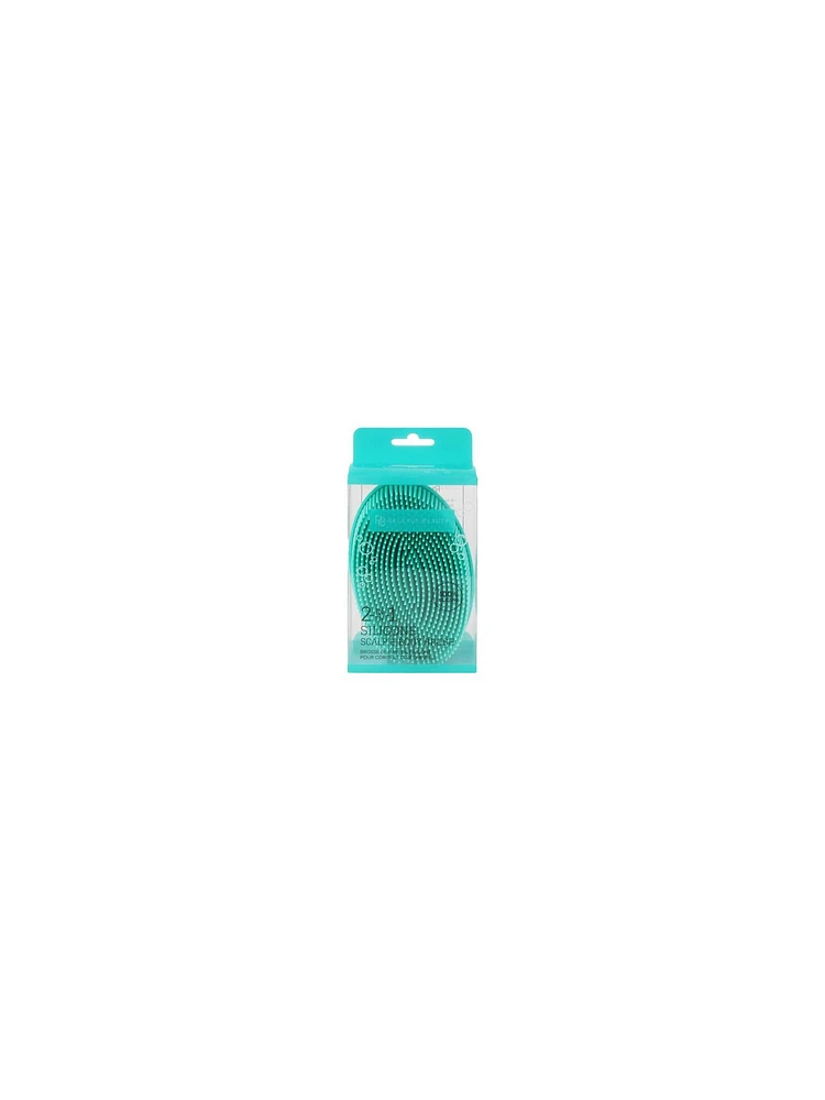 Brosse en Silicone 2-en-1 pour le Cuir Chevelu et le Corps Menthe Relaxus