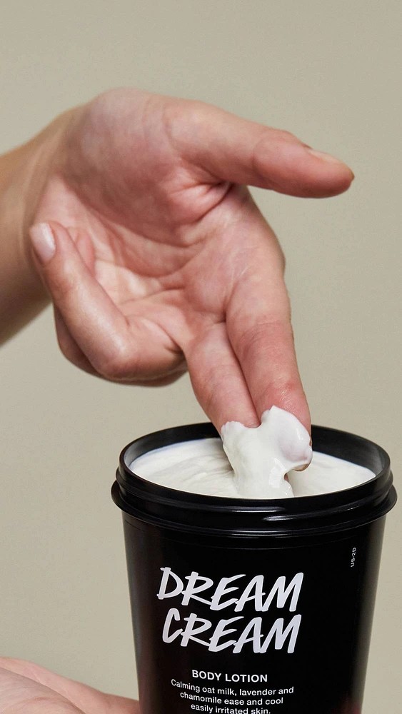 Dream Cream | Lotion corporelle autoconservante Lush Cosmétiques