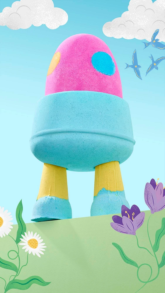 Eggs On Legs Bath Bomb