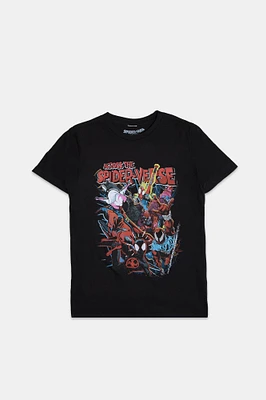 Mens Spider-Verse Graphic T-Shirt - Black /