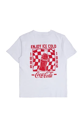 Mens Coca-Cola Graphic T-Shirt - White /
