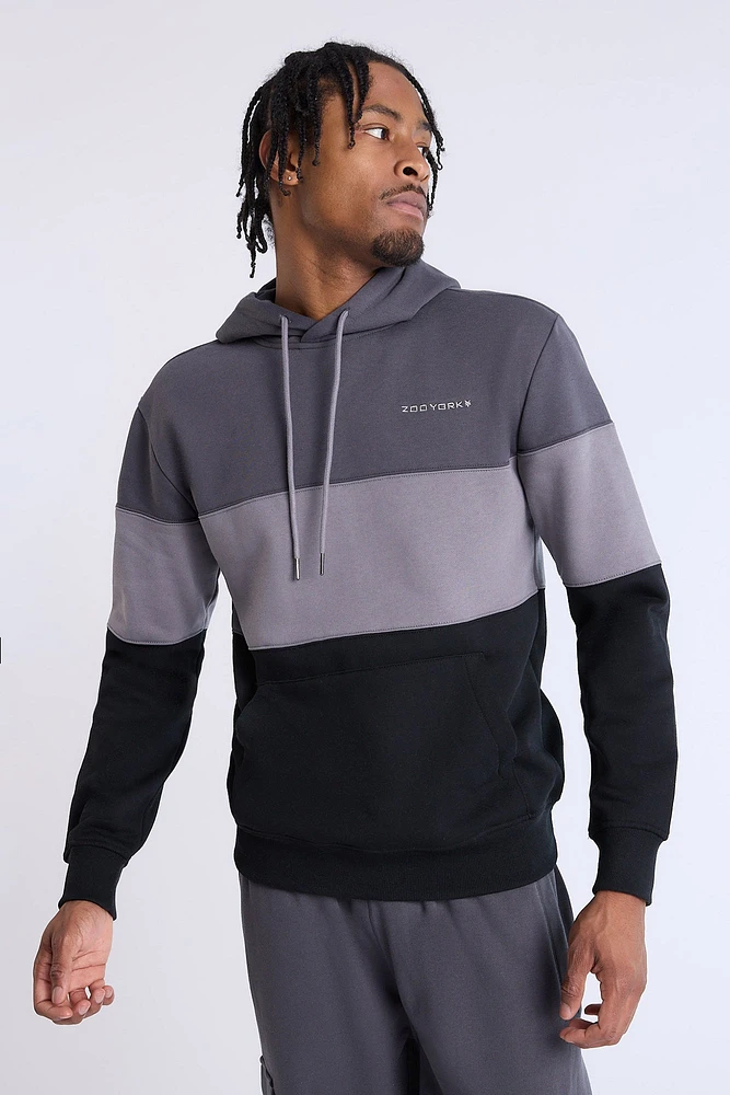 Zoo York Mens Colour Block Hoodie