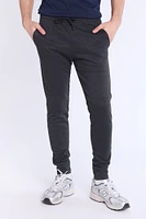 Mens Basic Tech Fleece Jogger - Dark Grey /