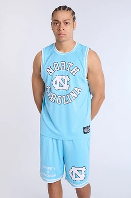 Mens University of North Carolina Mesh Shorts - Light Blue /