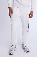 Mens Michigan Logo Sweatpant - Heather Grey /
