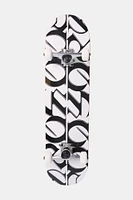 Zoo York Logo Pattern Skateboard 7.75" - Black /