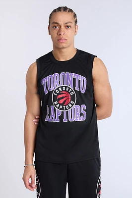 Mens Toronto Raptors Mesh Tank Top - Black /
