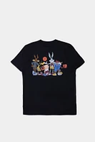 Mens Looney Tunes Basketball Graphic T-Shirt - Black /