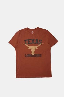 Mens Texas Longhorns Logo T-Shirt - Brown /
