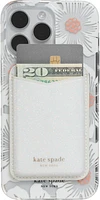 Magnetic Wallet Compatible with MagSafe White Glitter