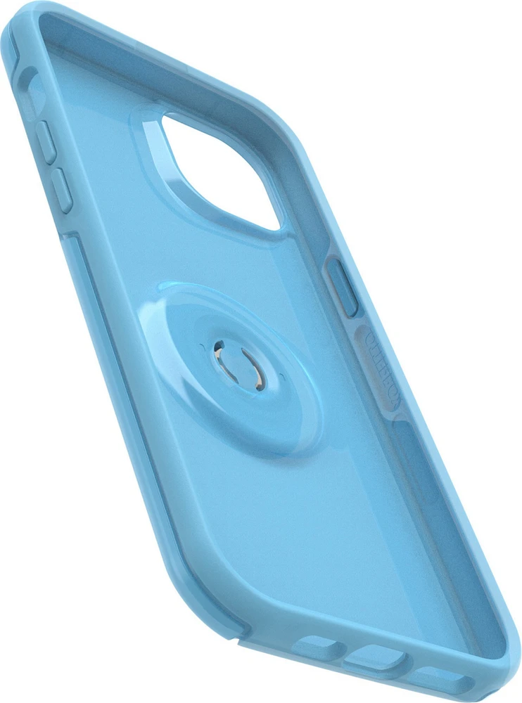 Otterbox Otter+Étui Pop Symmetry You Cyan This (Bleu) avec PopTop Echangeable pour iPhone 14 Plus