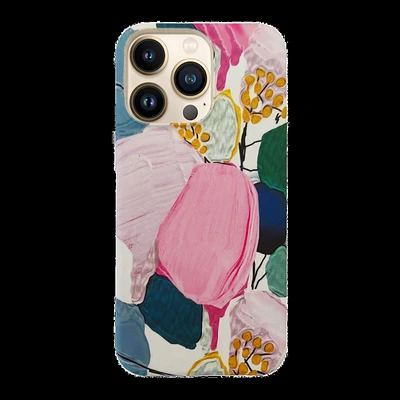 iPhone 13 Pro Uunique (Floral Impression) Nutrisiti Eco Printed Back Case - Floral Impression