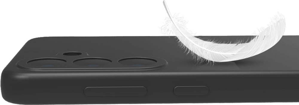 Avana SGZPAVSIKBLCK Étui Velvet Compatible avec MagSafe Ash pour Samsung Galaxy S25+