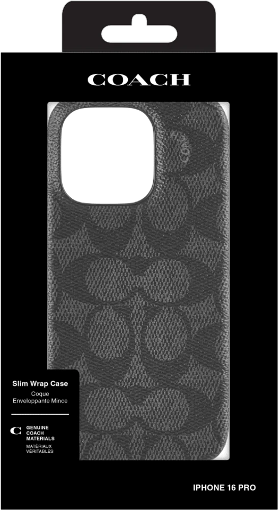 iPhone 16 Pro Coach Slim Wrap Signature C Case